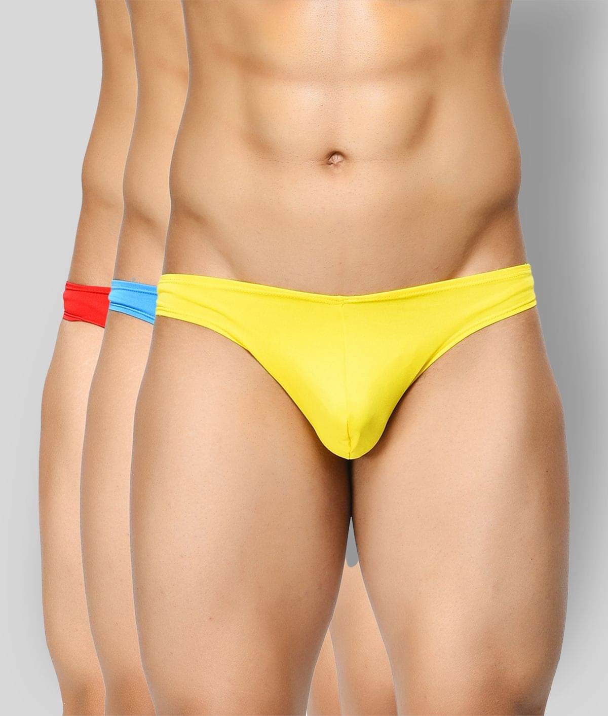     			BASIICS By La Intimo Pack of 3 Polyester Briefs For Men's ( Multicolor )