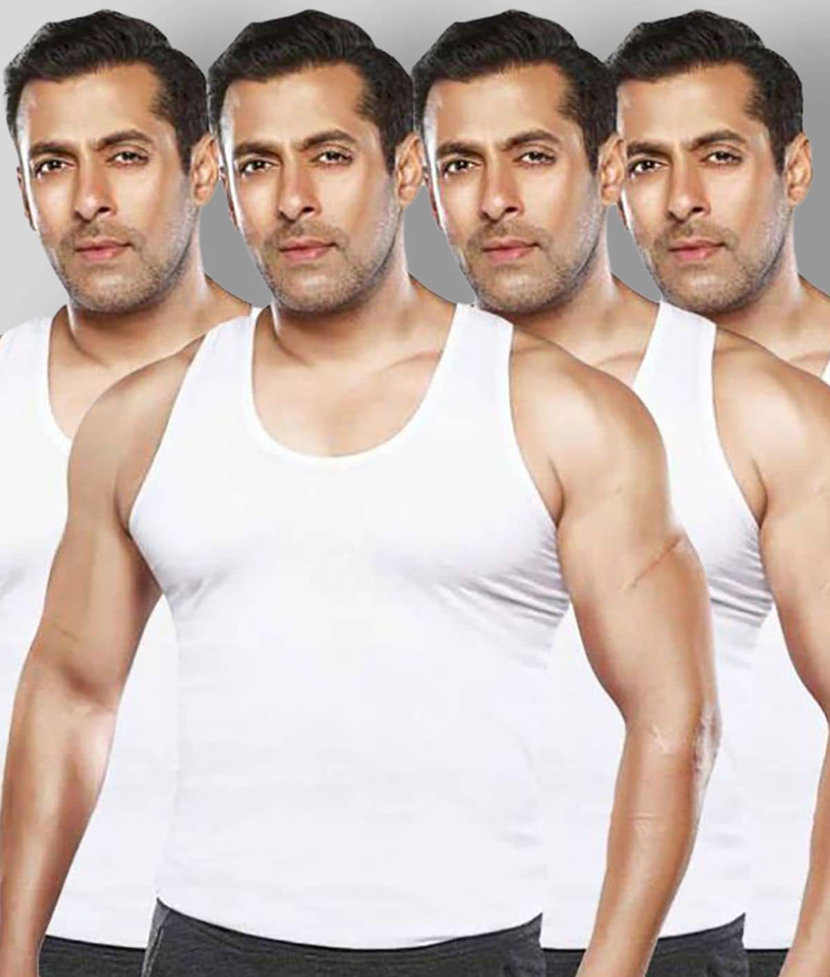 Dixcy - White Cotton Men's Vest ( Pack of 4 ) - Nightwear & Loungewear | Buy online on ZillyBuy
