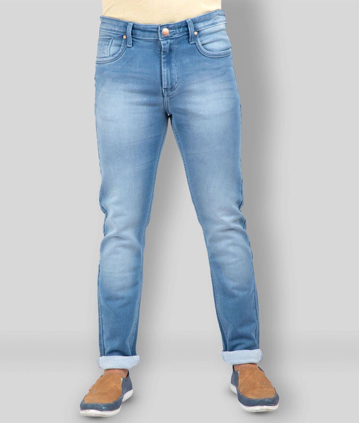     			Hasasi Denim - Blue 100% Cotton Regular Fit Men's Jeans ( Pack of 1 )