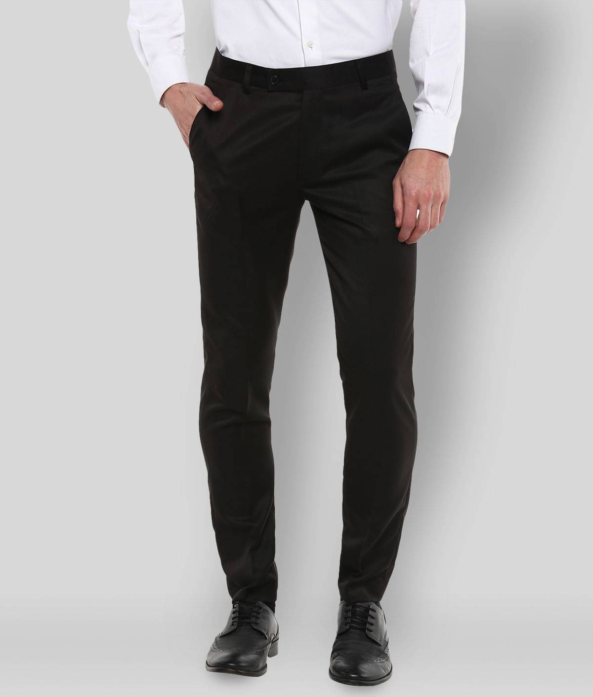     			Inspire Clothing Inspiration - Black Polycotton Slim - Fit Men's Formal Pants ( Pack of 1 )
