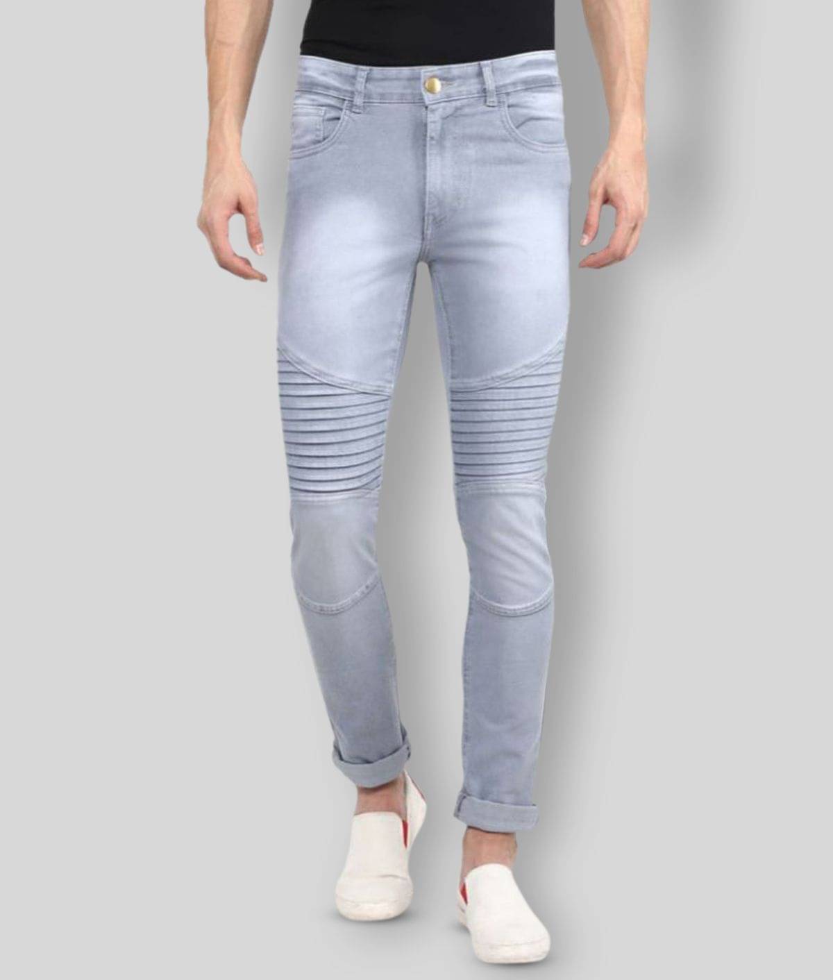     			Urbano Fashion - Grey Cotton Blend Slim Fit Men's Jeans ( Pack of 1 )