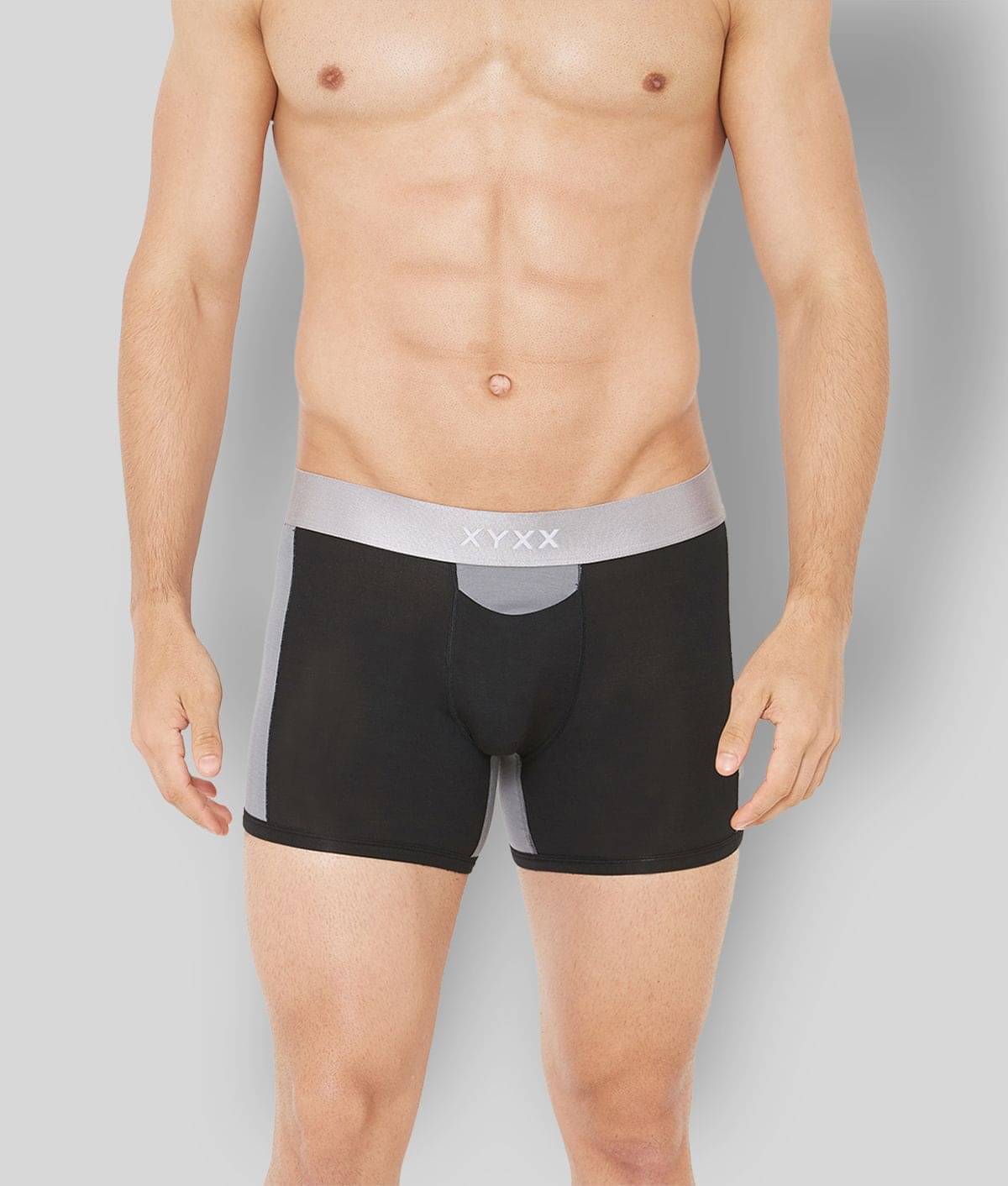 XYXX -  Black Modal Men's Trunks ( Pack of 2 )     			XYXX -  Black Modal Men's Trunks ( Pack of 2 )