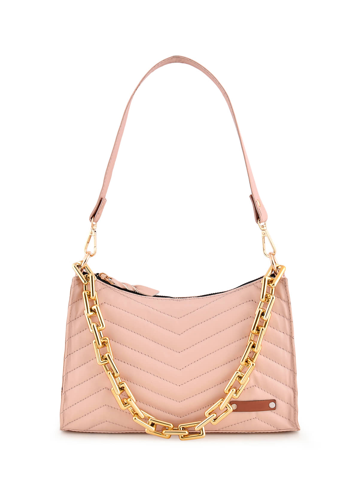 Lychee Bags Shoulder Bag PU Set of 1 ( Pink ) - Handbags | Buy online on ZillyBuy