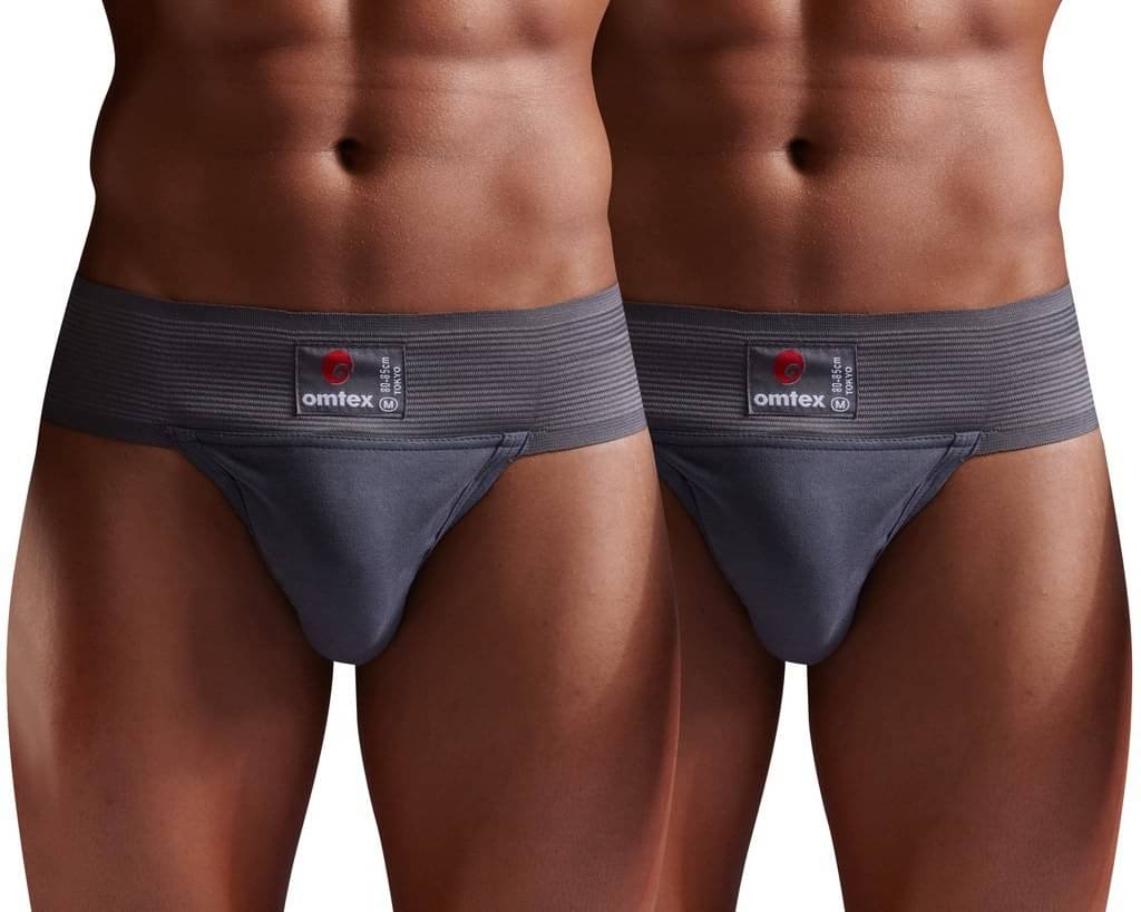     			Omtex - Grey Athletic Supporter ( Pack of 2 )
