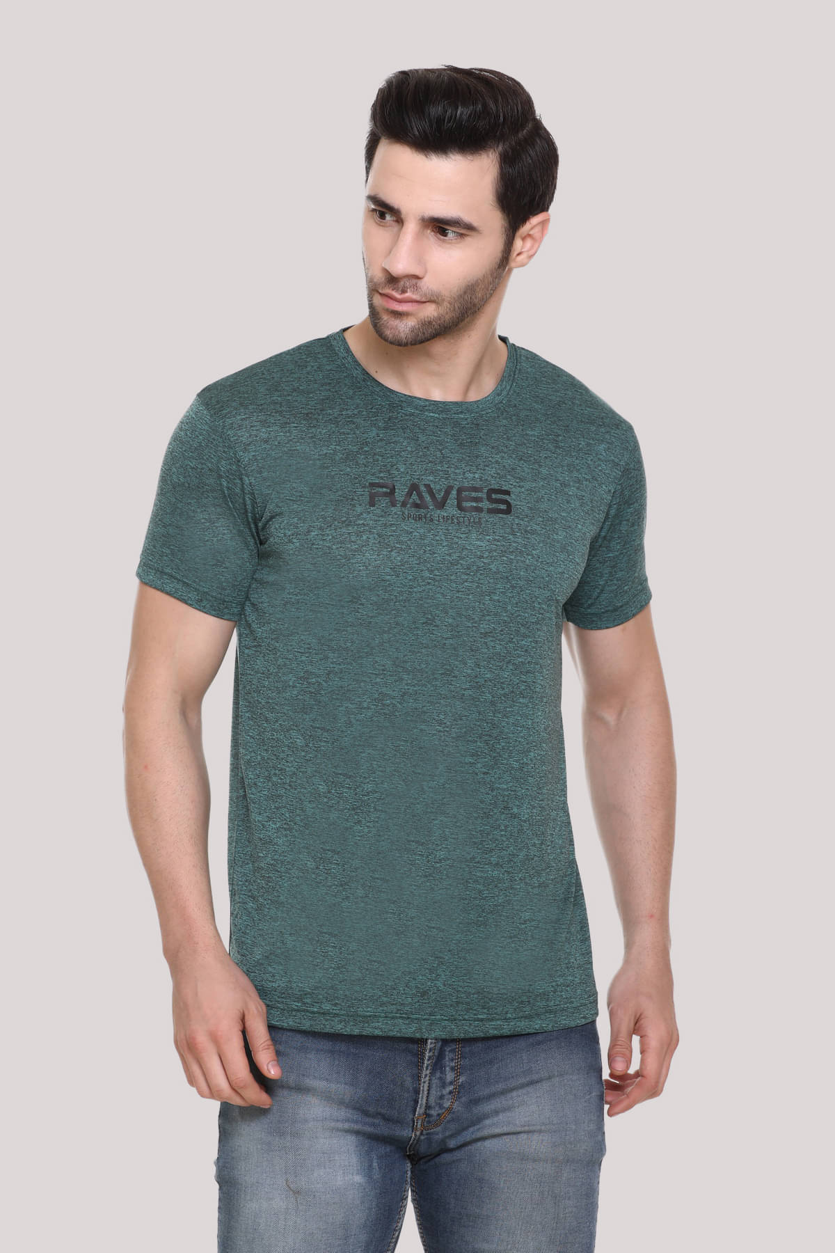RF RAVES - Sea Green Polyester Regular Fit Men's T-Shirt ( Pack of 1 ) RF RAVES - Sea Green Polyester Regular Fit Men's T-Shirt ( Pack of 1 )