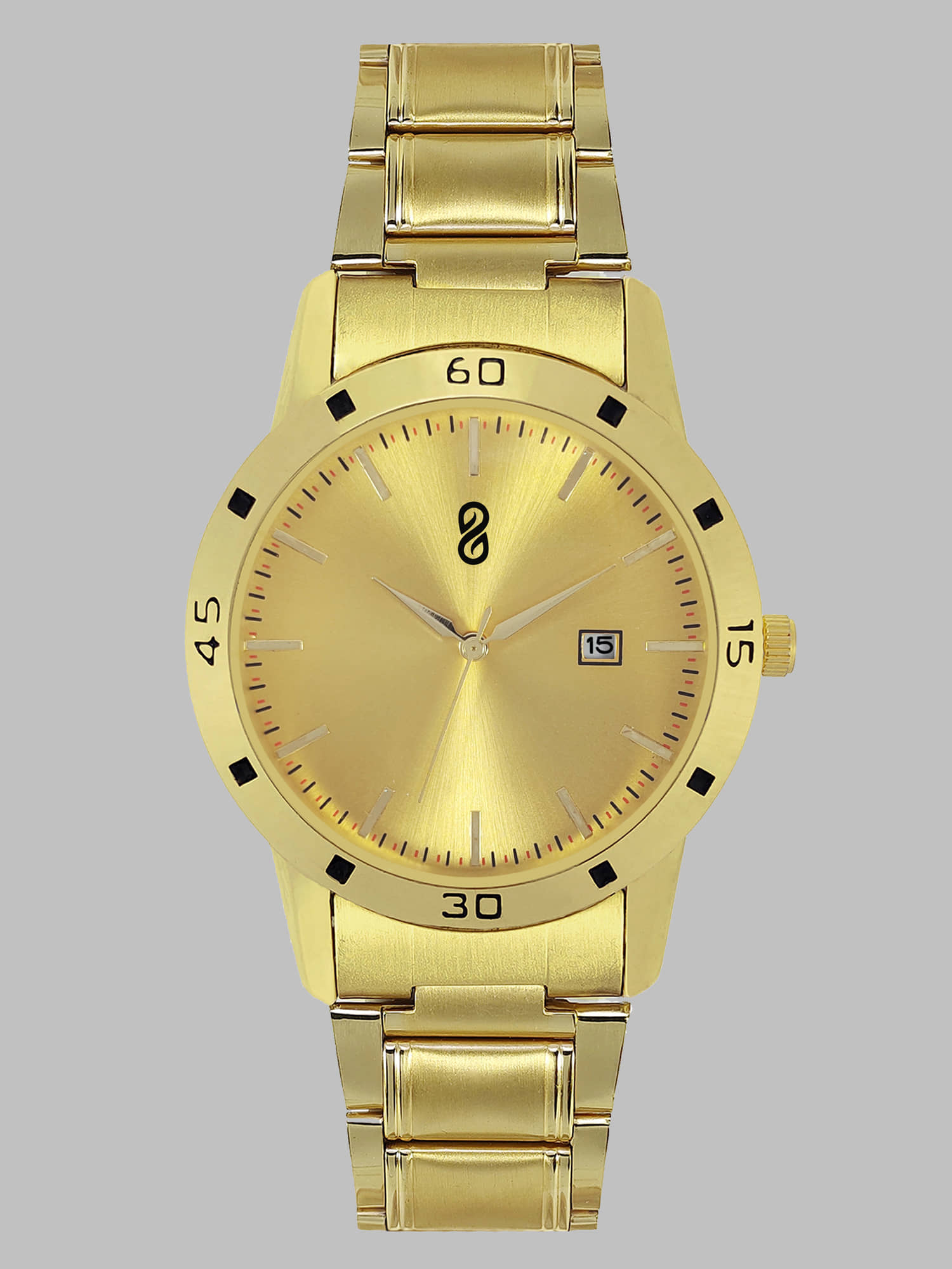 DIGITRACK - Gold Stainless Steel Analog Men's Watch