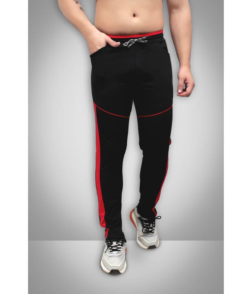 Forbro - Black Lycra Men's Sports Trackpants ( Pack of 1 ) - Track Pants | Buy online on ZillyBuy