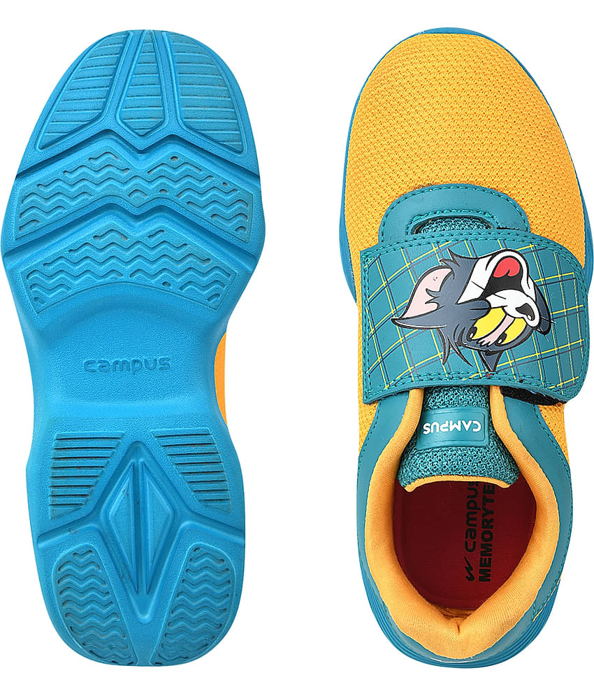 Campus - Yellow Boy's Sports Shoes ( 1 Pair )