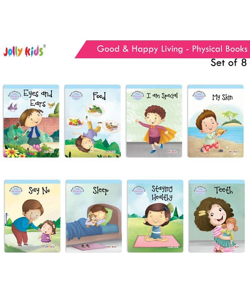 Jolly Kids Good & Happy Living The Physical Way Short Stories Books (Set of 8)| Kids learning Physical Activity Book - Stationery | Buy online on ZillyBuy