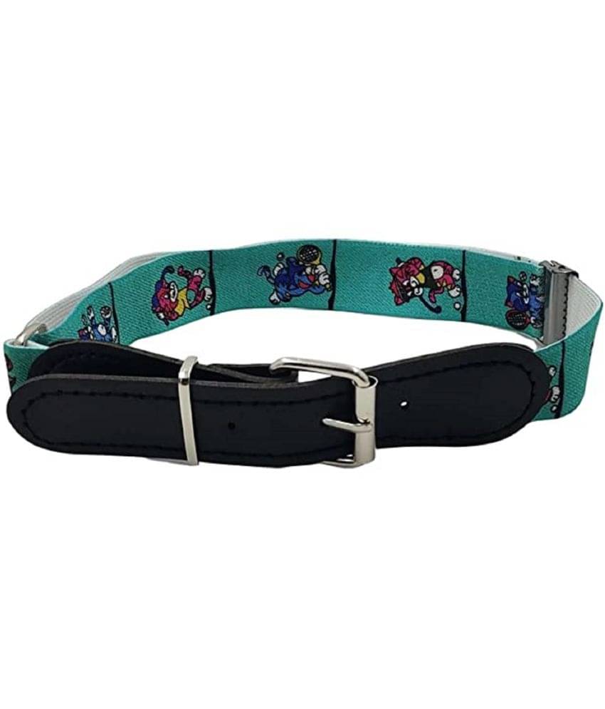     			Zacharias Boy's Stretchable Printed Belt for kids (Sea.Green_1-6 Years)