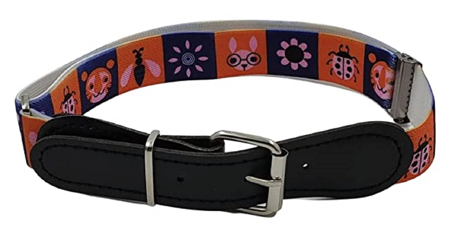     			Zacharias Boy's Stretchable Printed Belt for kids (Multicolor_1-6 Years)