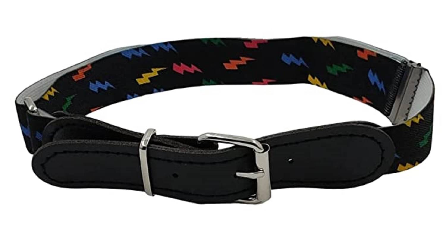     			Zacharias Boy's Stretchable Printed Belt for kids