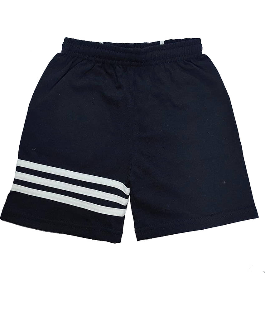 atlans Pack of 1 Cotton Blend Shorts For Boys ( Black )