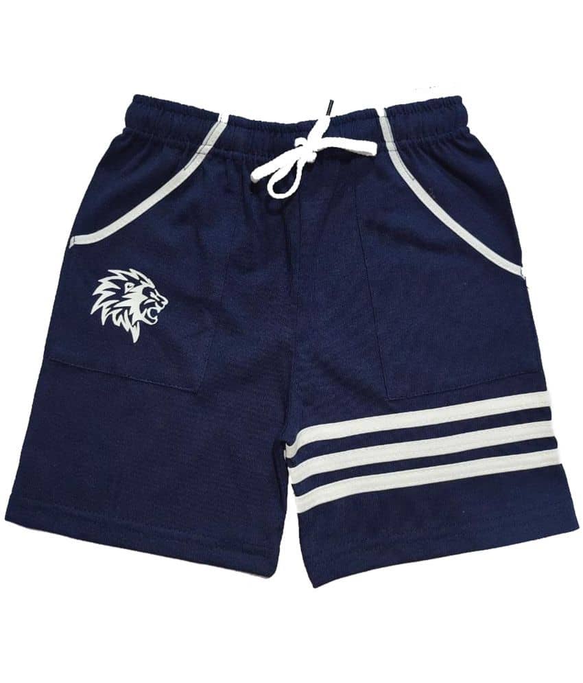 atlans Pack of 1 Cotton Shorts For Boys ( Navy ) - Shorts | Buy online on ZillyBuy