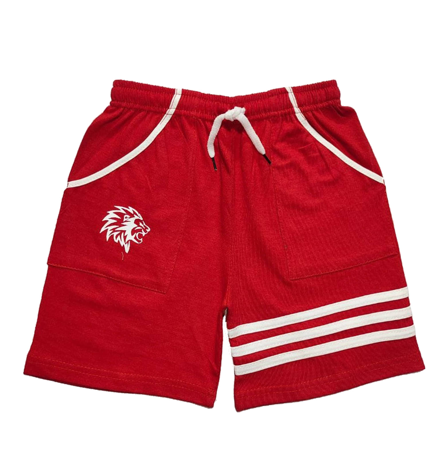 atlans Pack of 1 Cotton Blend Shorts For Boys ( Red ) - Shorts | Buy online on ZillyBuy