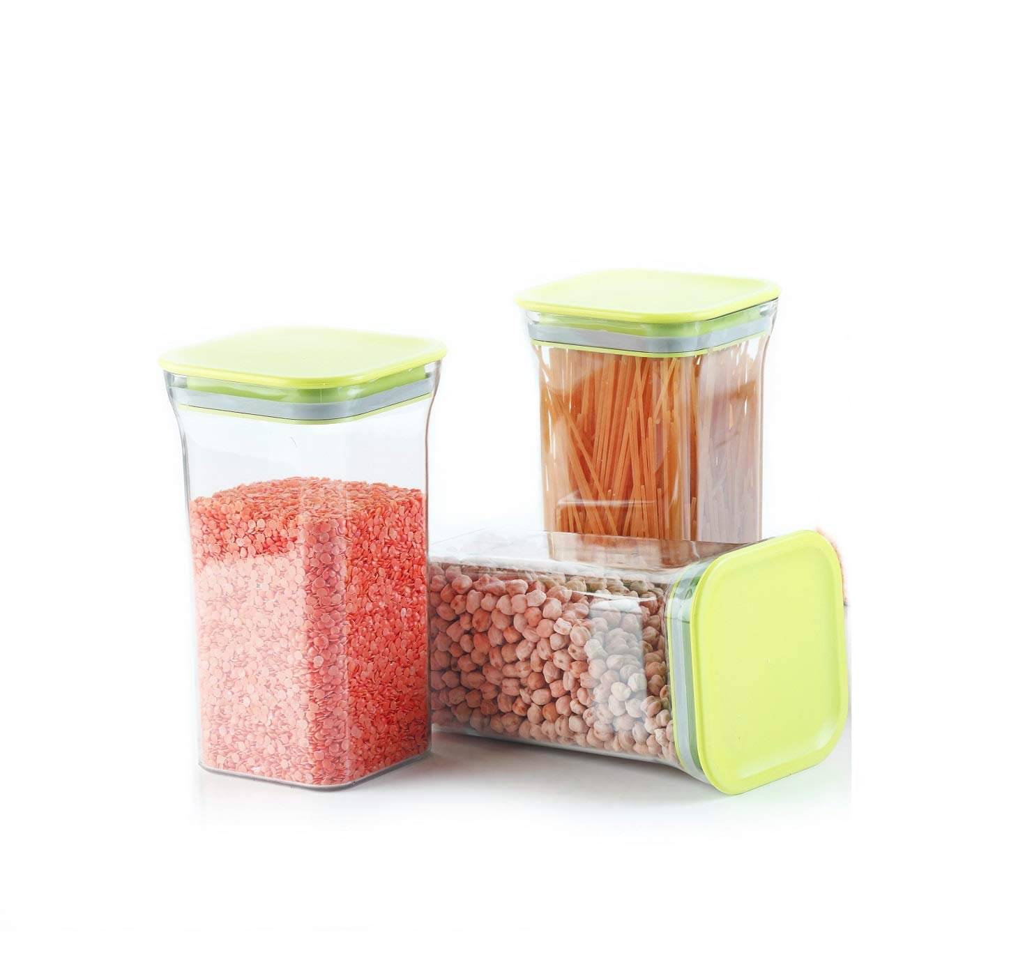 Analog kitchenware - Green Polyproplene Dal Container ( Pack of 3 ) Analog kitchenware - Green Polyproplene Dal Container ( Pack of 3 )