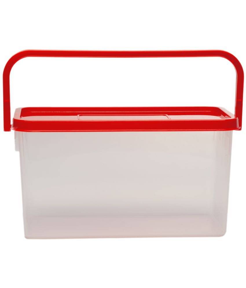Generic Plastic Pick N Carry Multi-Purpose Round Food Container 3300ml, Red, (1U)     			Generic Plastic Pick N Carry Multi-Purpose Round Food Container 3300ml, Red, (1U)