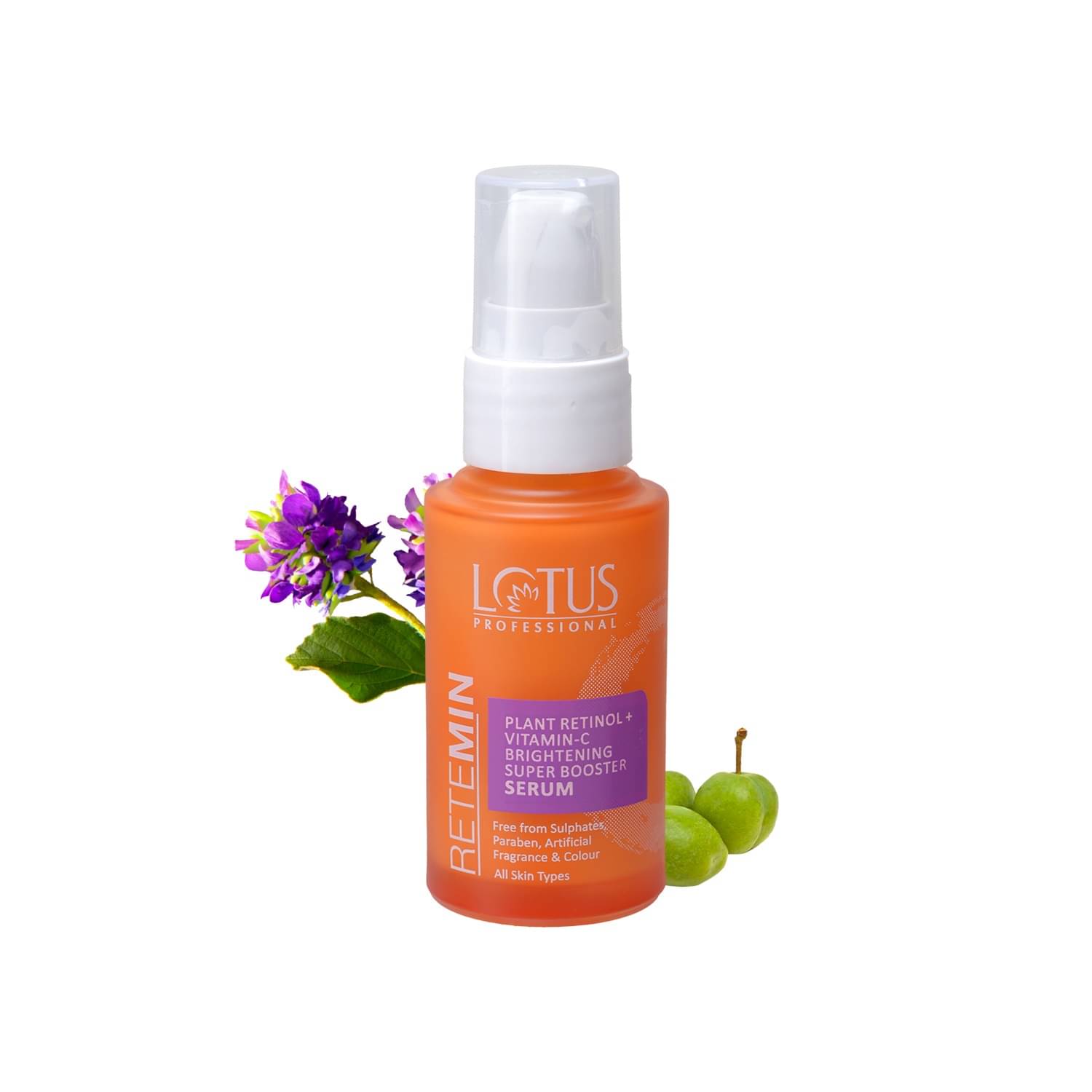 Lotus Professional Retemin Plant retinol + Vitamin C Brightening Super Booster Serum, 30 ml     			Lotus Professional Retemin Plant retinol + Vitamin C Brightening Super Booster Serum, 30 ml