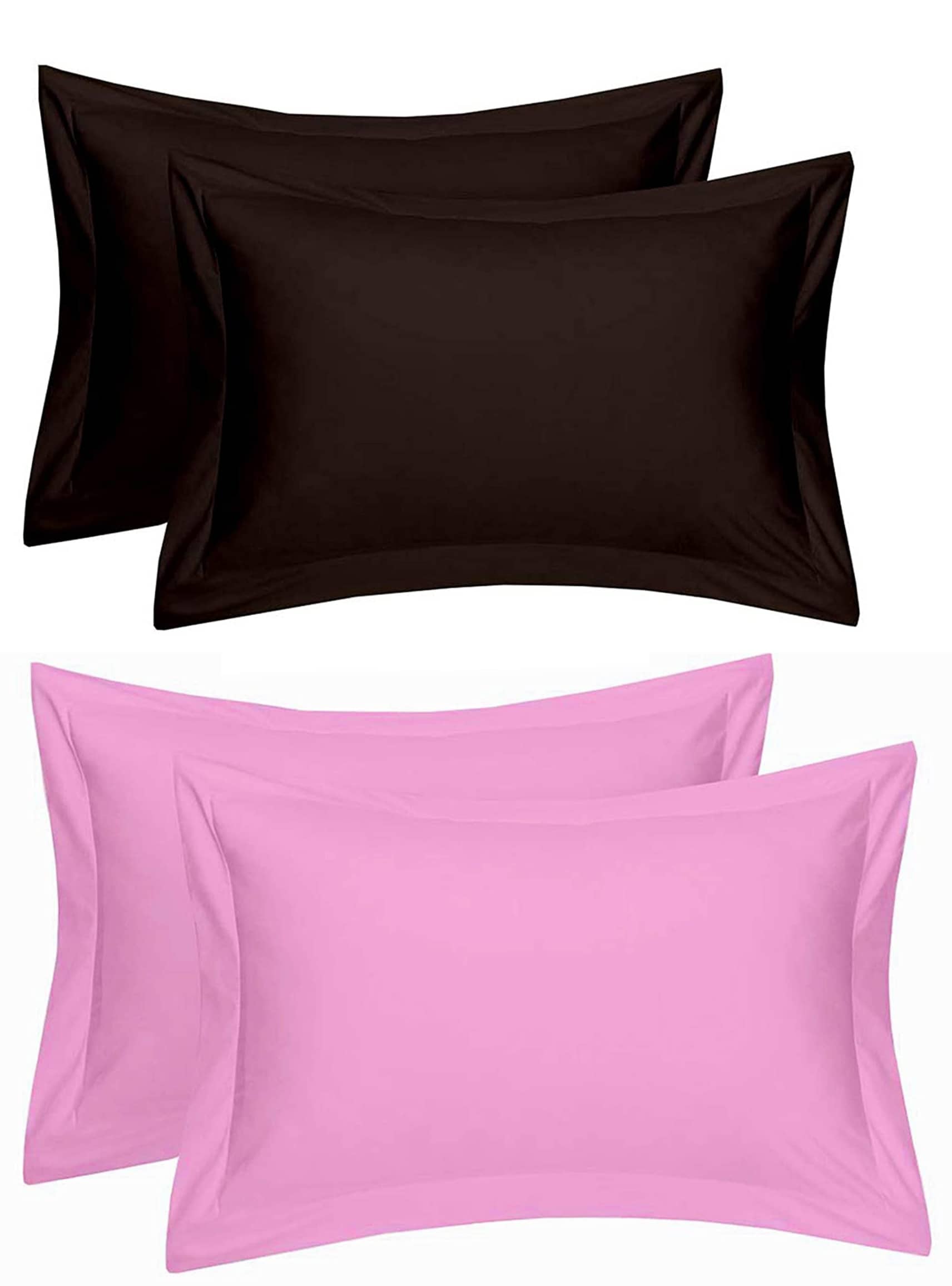 MAHALUXMI COLLECTION Pack of 4 Multi Pillow Cover