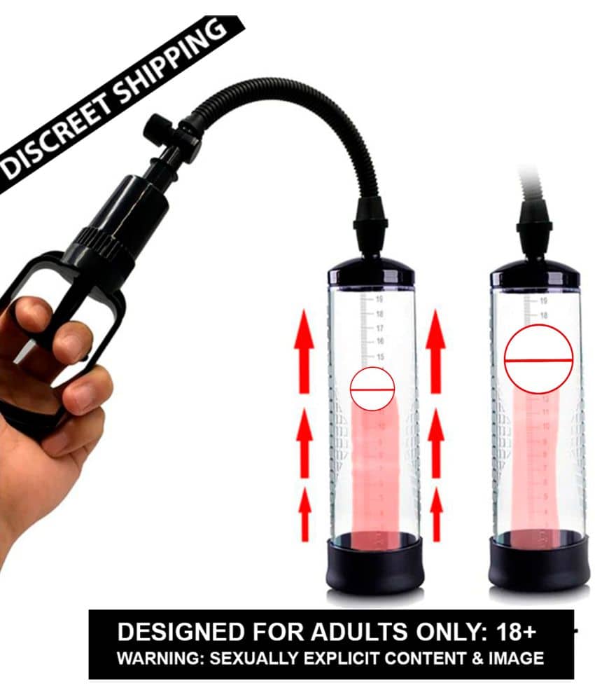 PENIS VACCUM MANUAL POWER PUMP - MALE ENHANCEMENT EN LARGER PUMP FOR MEN - SEX TANTRA