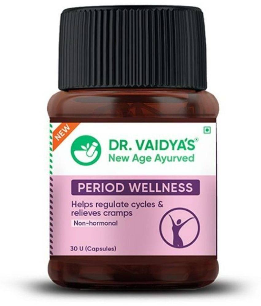     			Dr. Vaidya's Period Wellness|Ayurvedic-Helps Regulate Period Pain,Controls Bleeding(30 Capsules) PO1