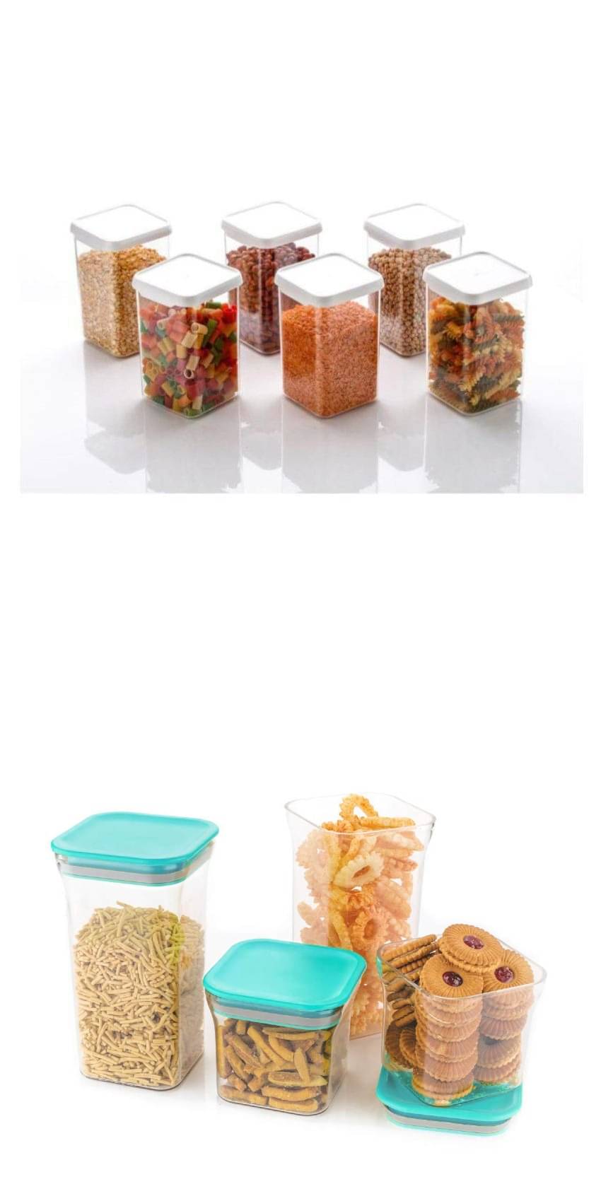 Analog kitchenware - Multicolor Polyproplene Food Container ( Pack of 10 ) Analog kitchenware - Multicolor Polyproplene Food Container ( Pack of 10 )