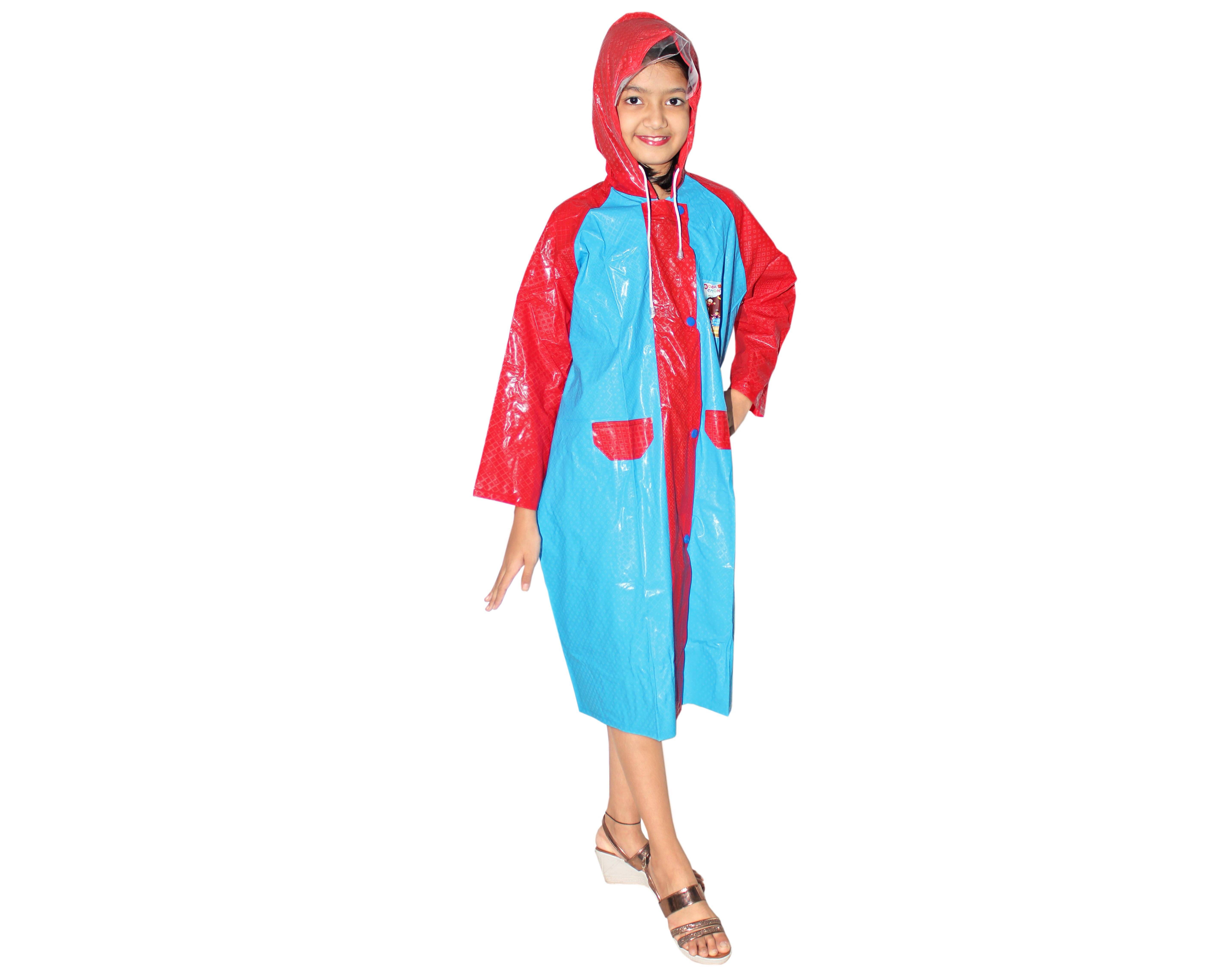    			Goodluck PVC Girls Raincoat Full Sleeve
