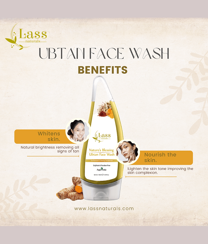 Lass Naturals - Lightening Face Wash For All Skin Type ( Pack of 1 )