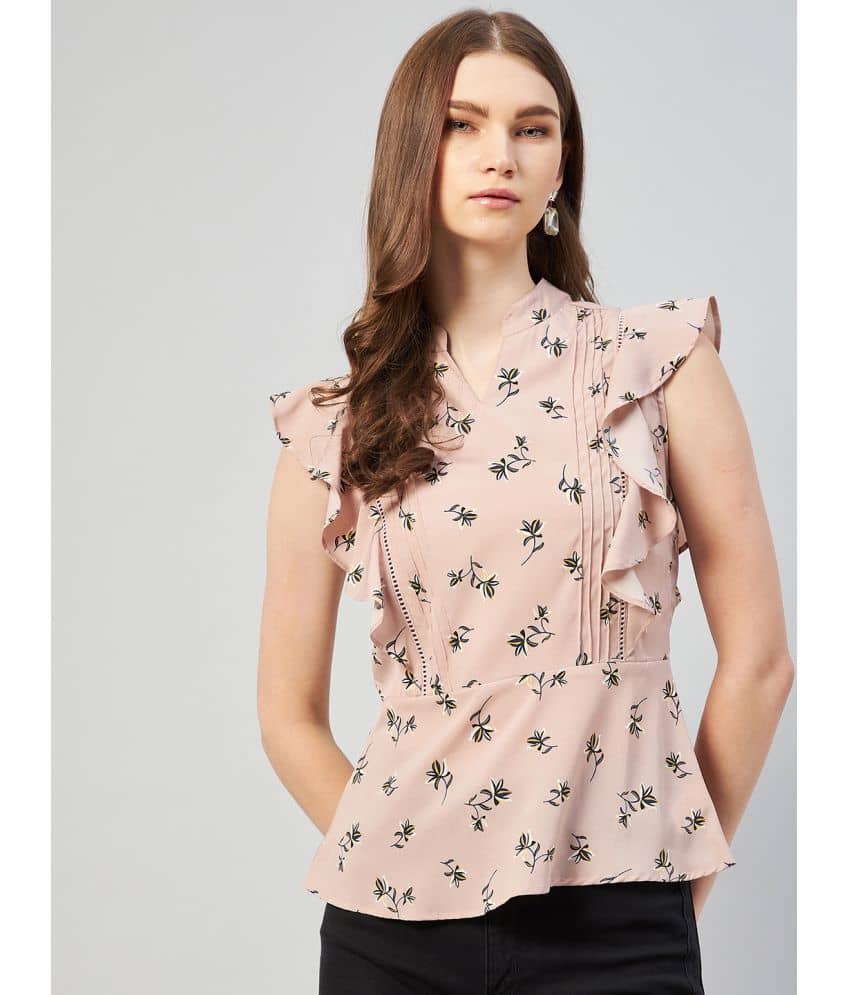 Rare Women's Crepe Regular Top ( Beige )