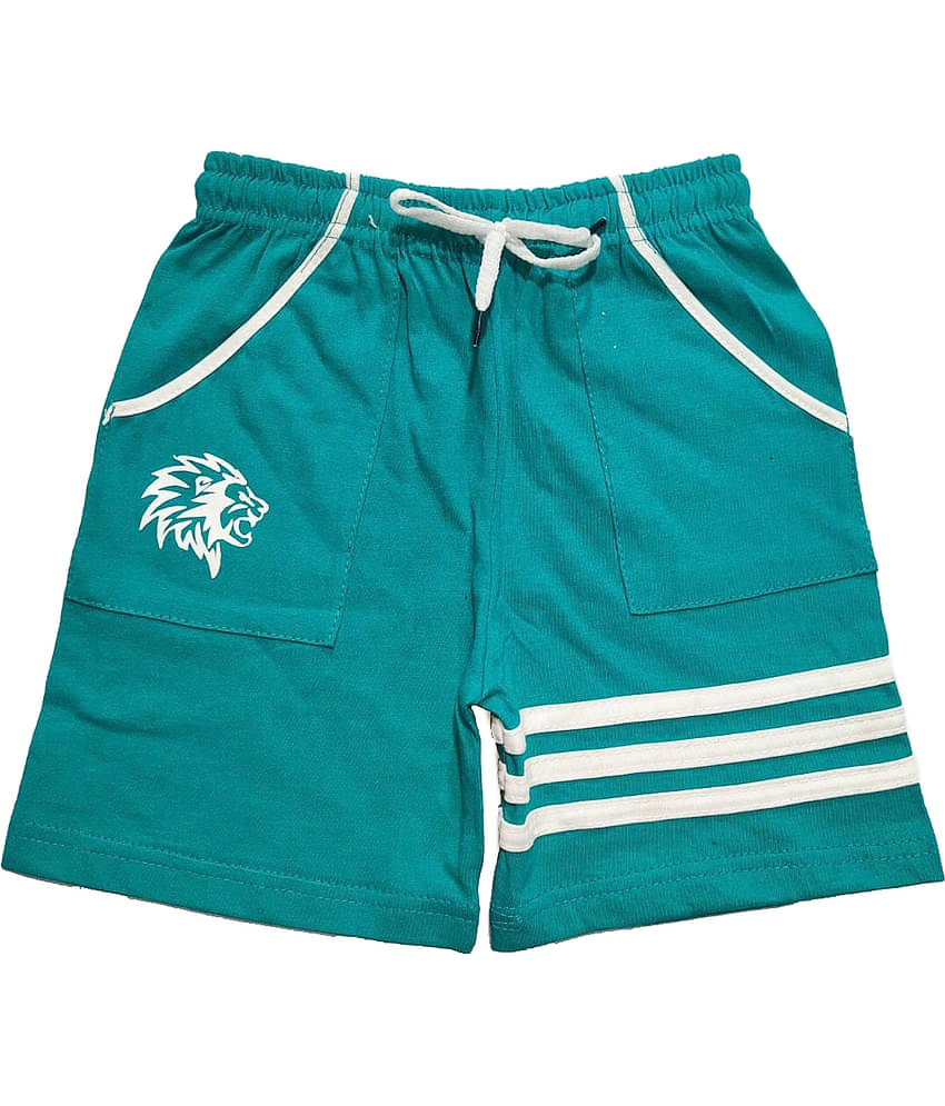 atlans Pack of 2 Cotton Blend Shorts For Boys ( Multi Color )