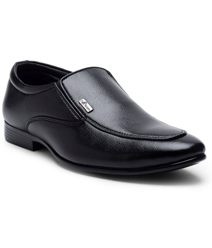 Action - Black Men's Slip On Formal Shoes     			Action - Black Men's Slip On Formal Shoes