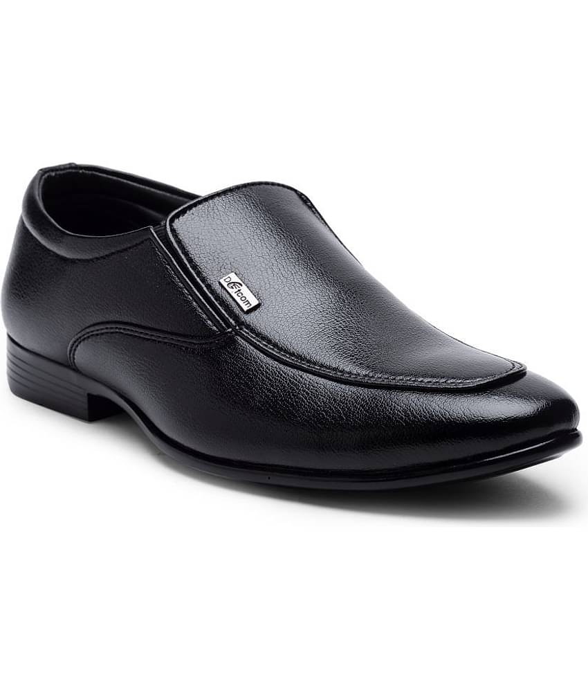 Action - Black Men's Slip On Formal Shoes
