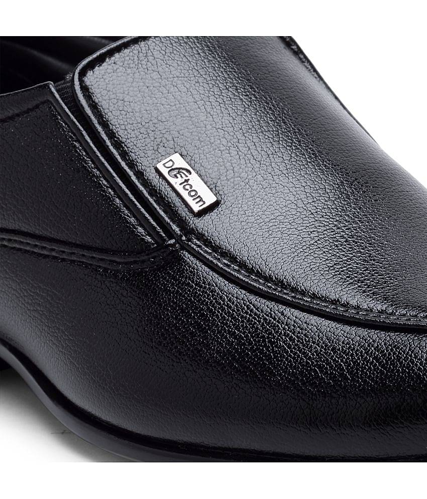 Action - Black Men's Slip On Formal Shoes