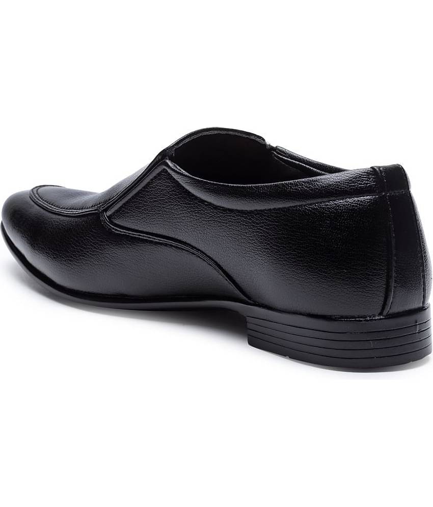 Action - Black Men's Slip On Formal Shoes