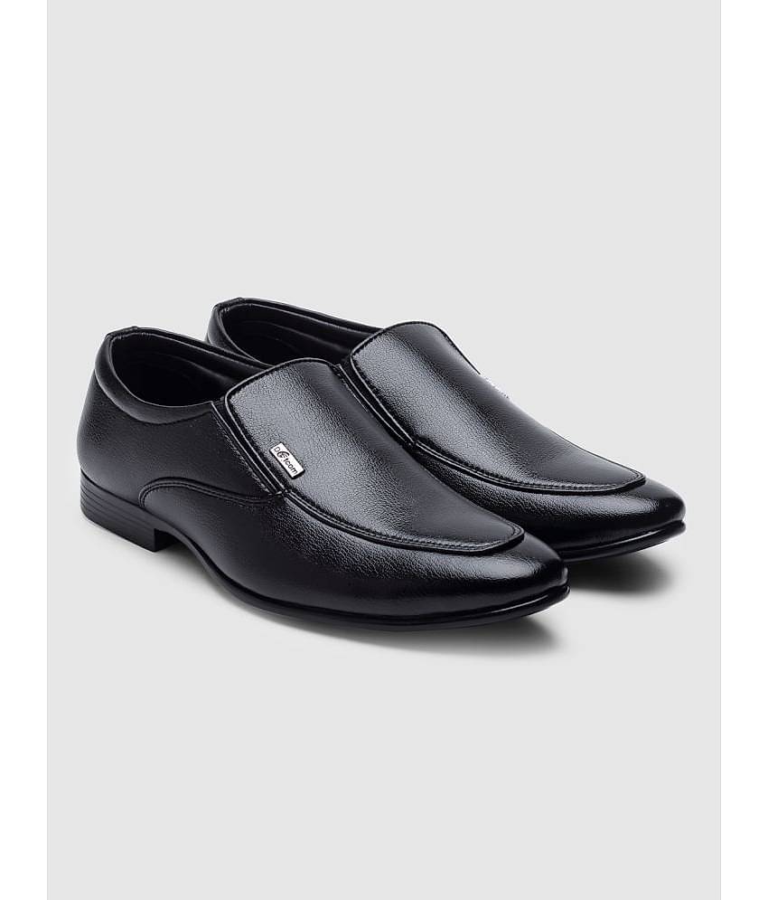 Action - Black Men's Slip On Formal Shoes