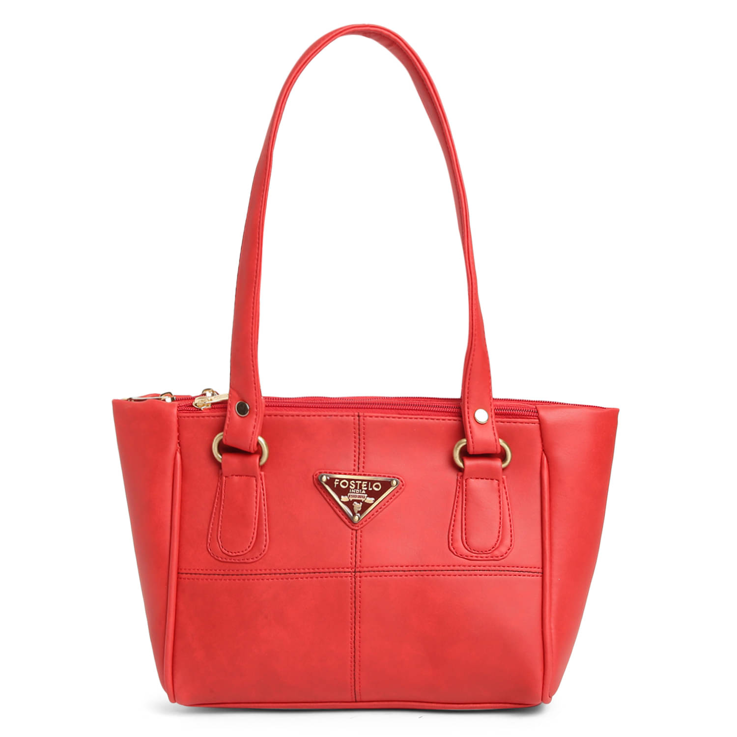     			Fostelo - Red PU Shoulder Bag