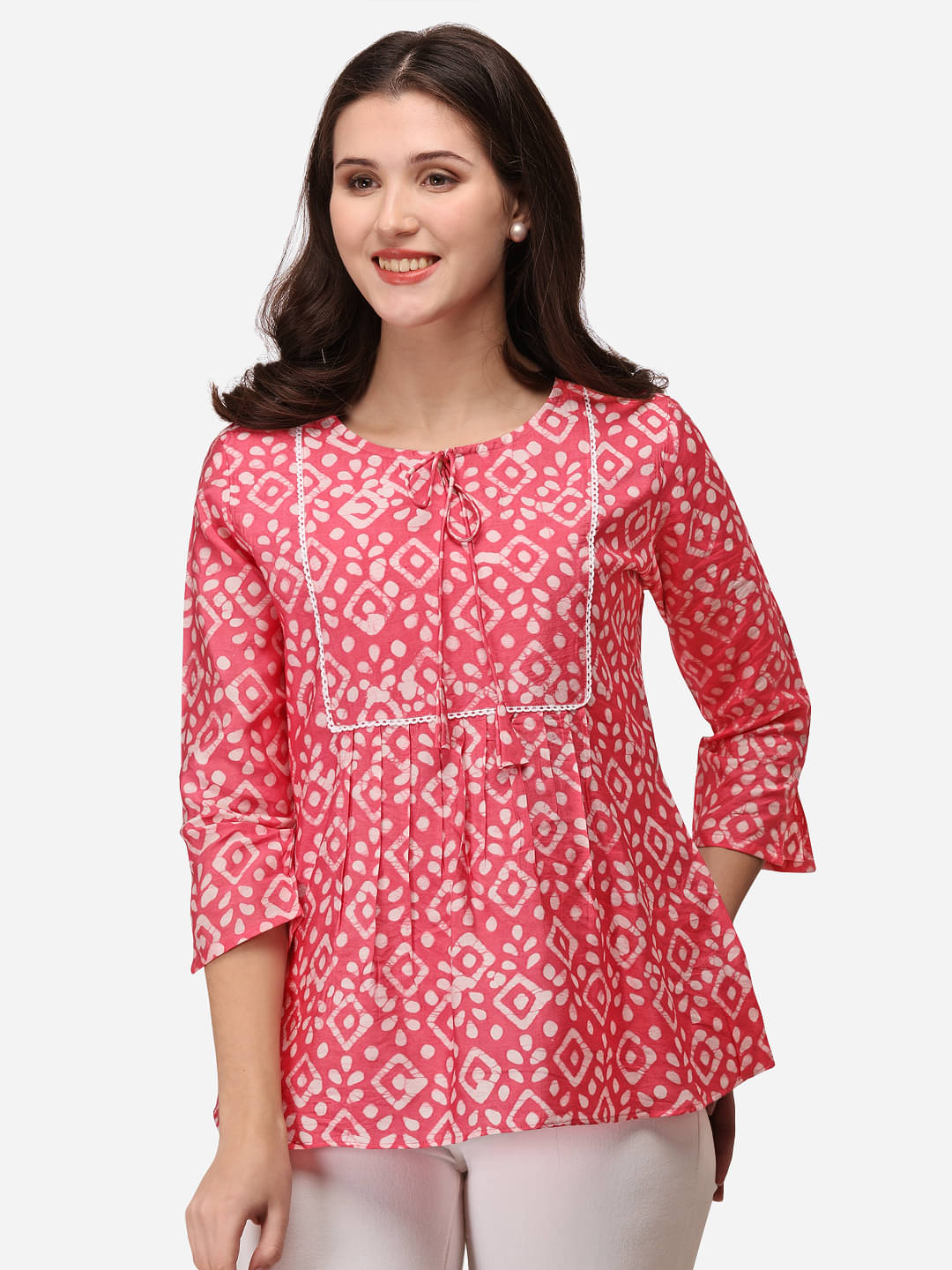     			Prettify Women's Viscose Regular Top ( Pink )