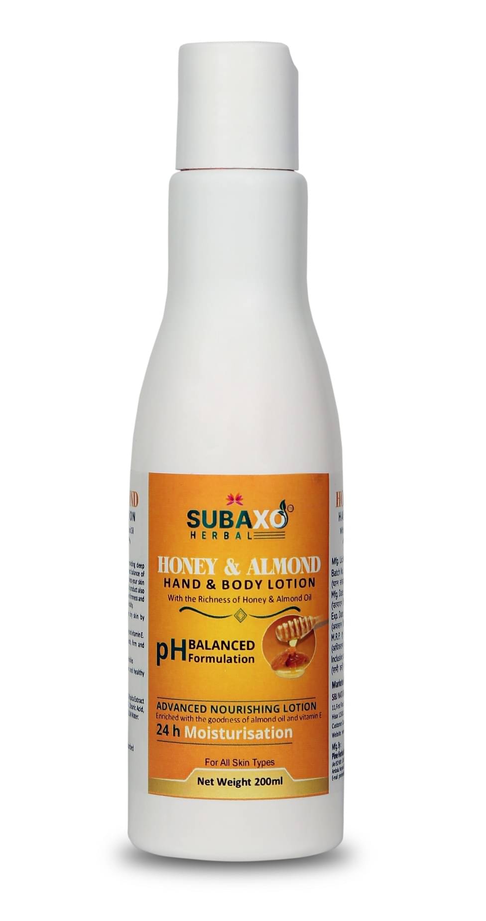     			Subaxo Honey & Almond Subaxo Herbal Lotion