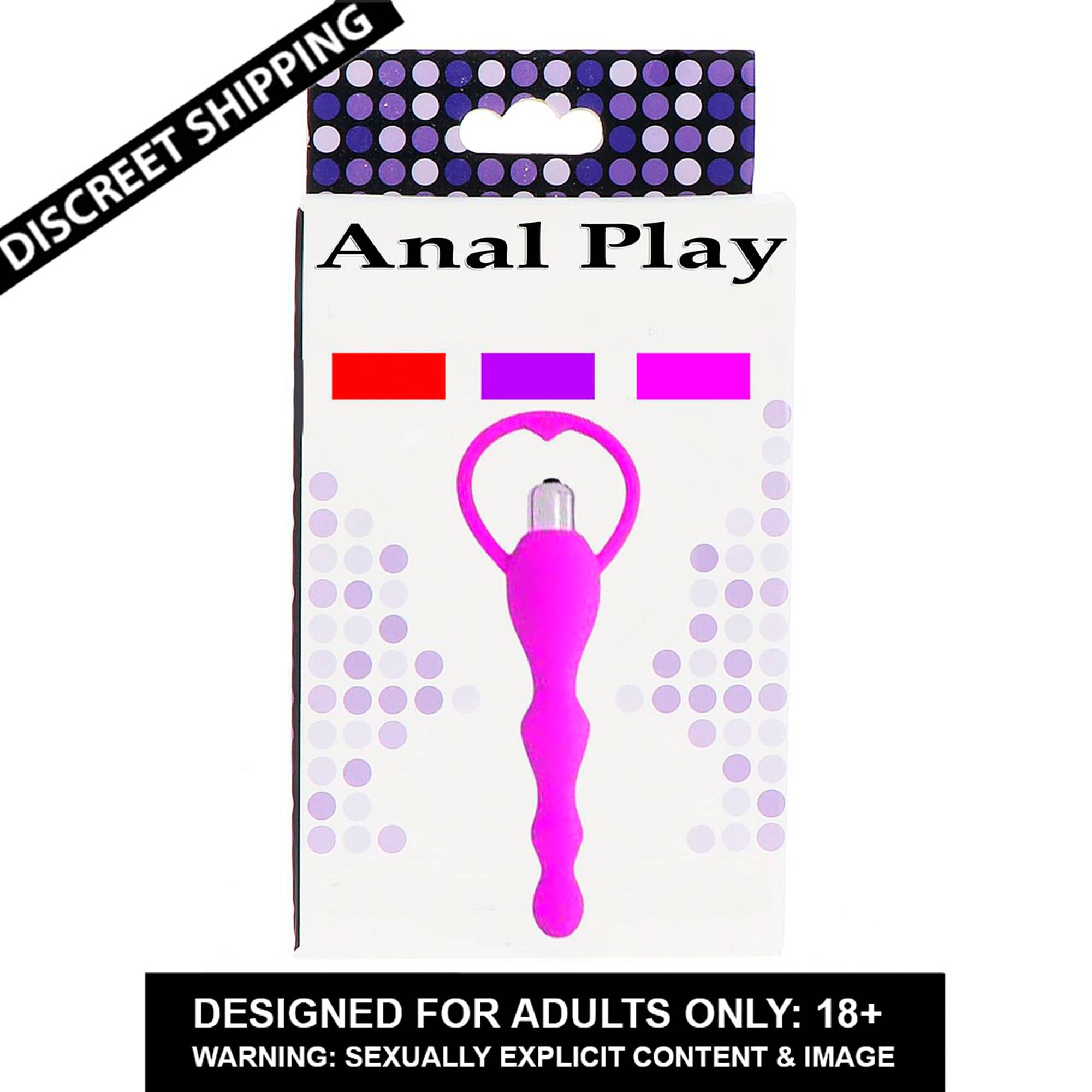 Vibrating Long Anal Beads For Prostate Massaget By Naughty Nights