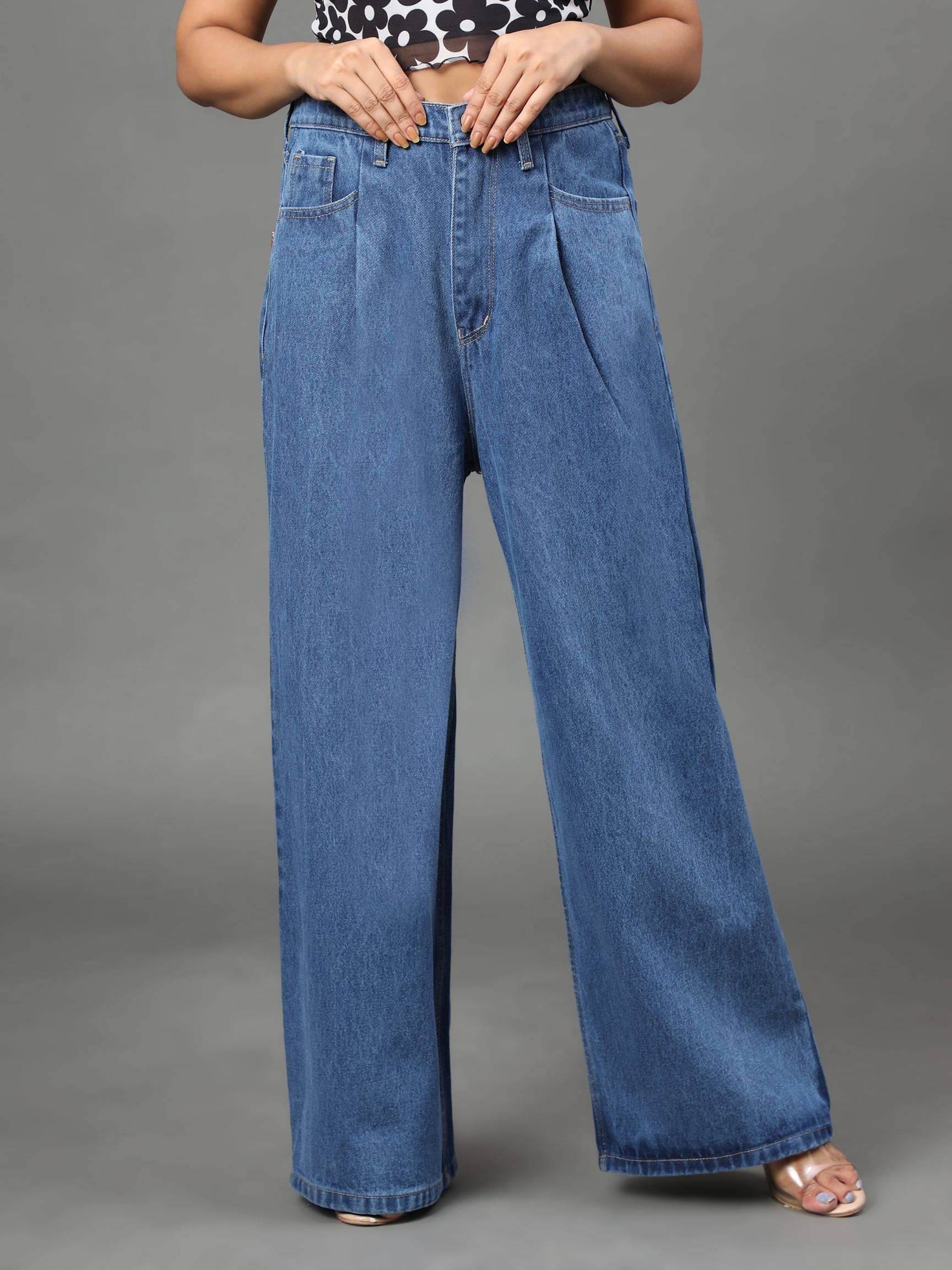     			AngelFab - Multicolor Denim Women's Jeans ( Pack of 1 )
