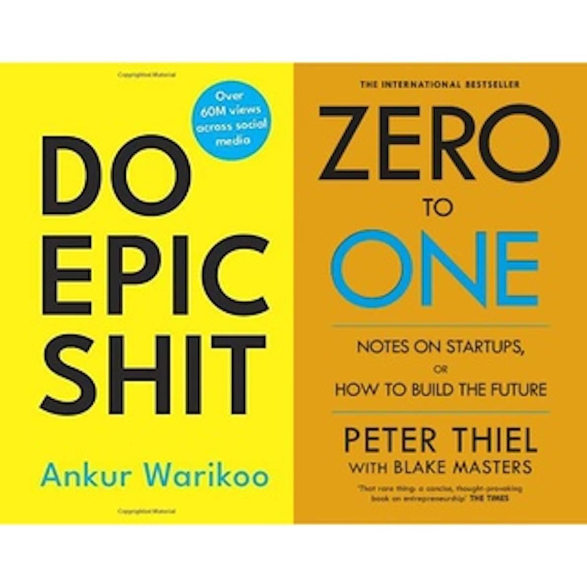     			Do Epic Shit + Zero to One (Set of 2 Books)