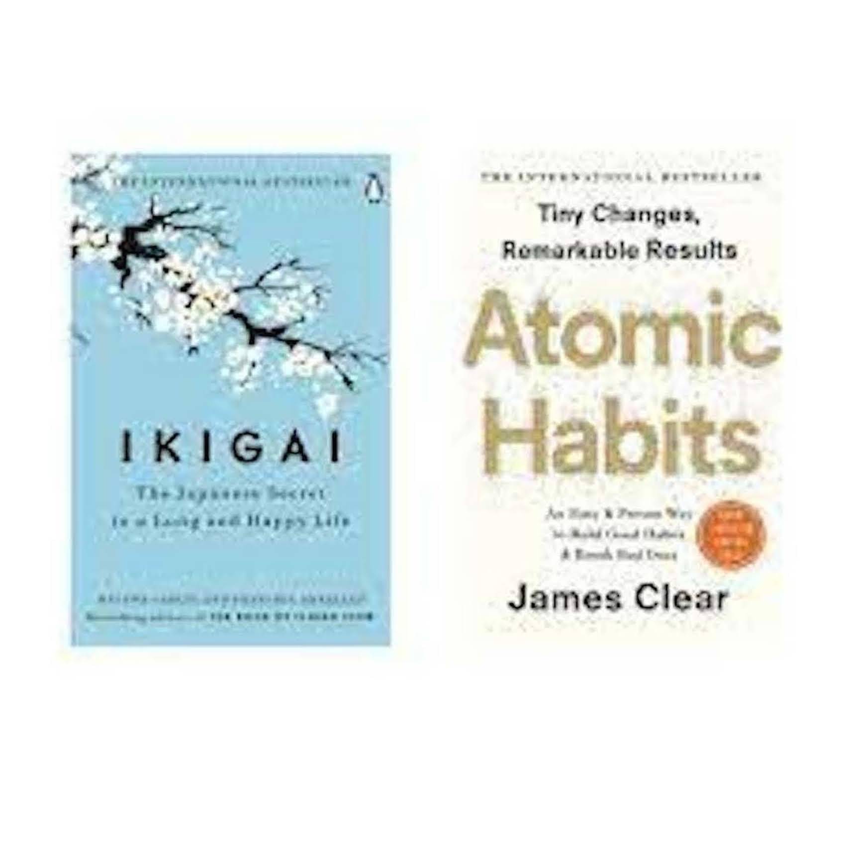     			Ikigai and Atomic Habits Combo (Set of 2)- Paperback