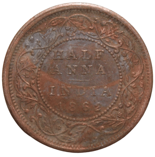     			Flipster - Half Anna (1862) 1 Numismatic Coins