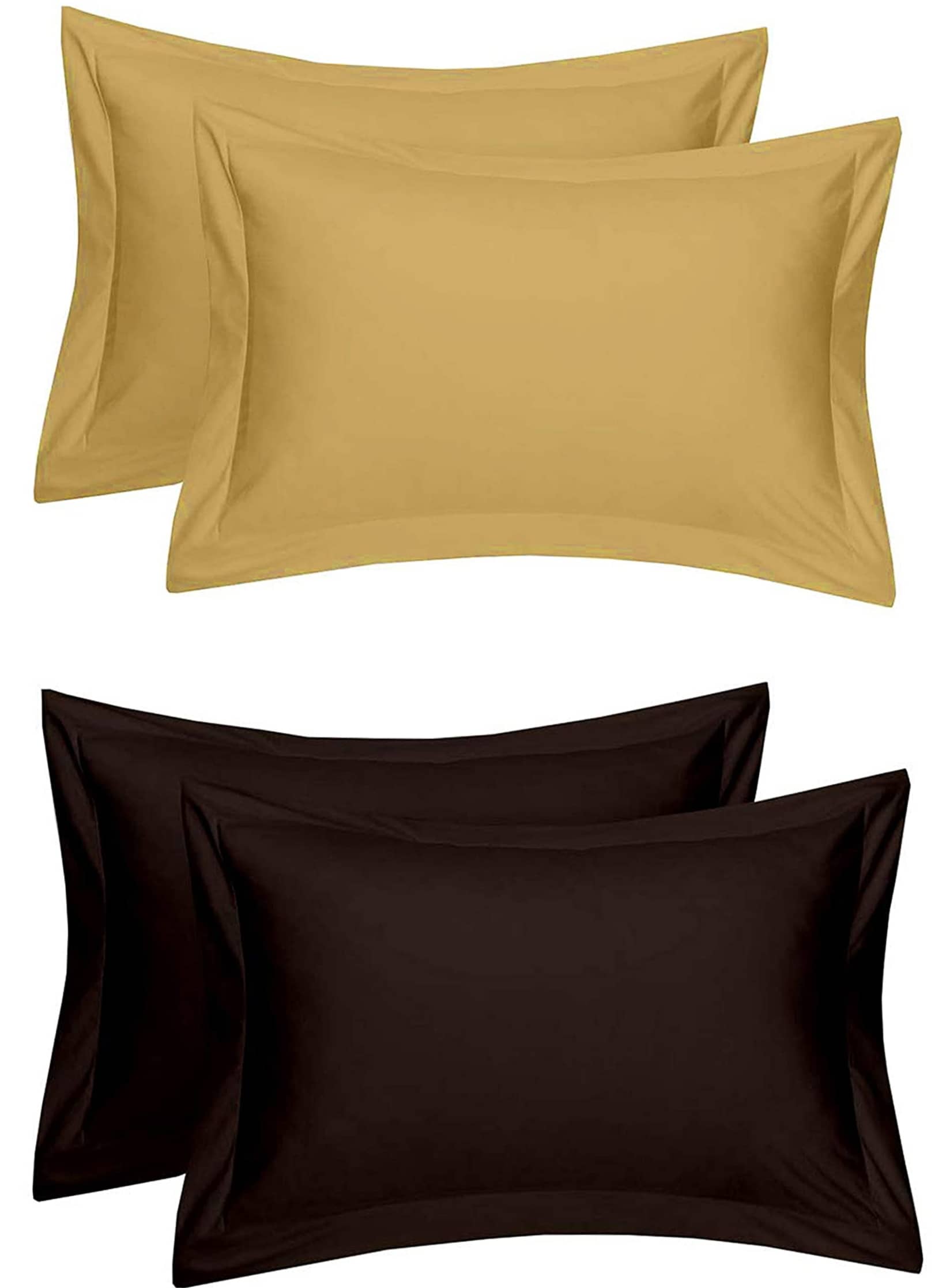 MAHALUXMI COLLECTION Pack of 4 Multi Pillow Cover