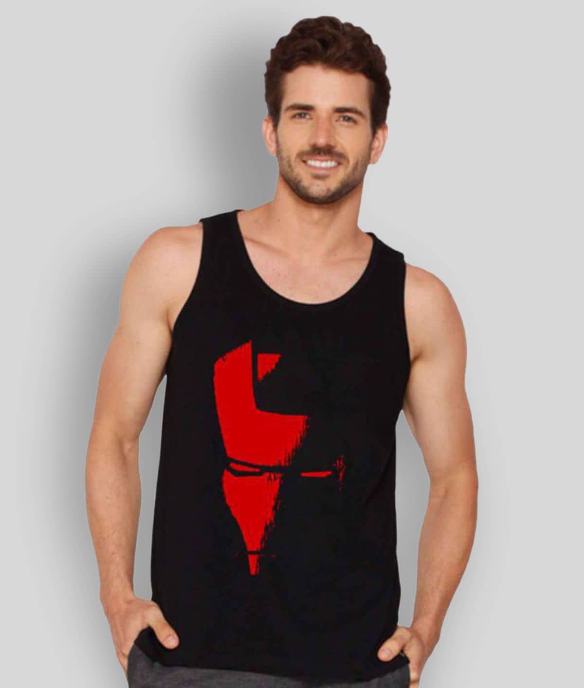 Veirdo - Black Cotton Blend Regular Fit Men's T-Shirt ( Pack of 1 )
