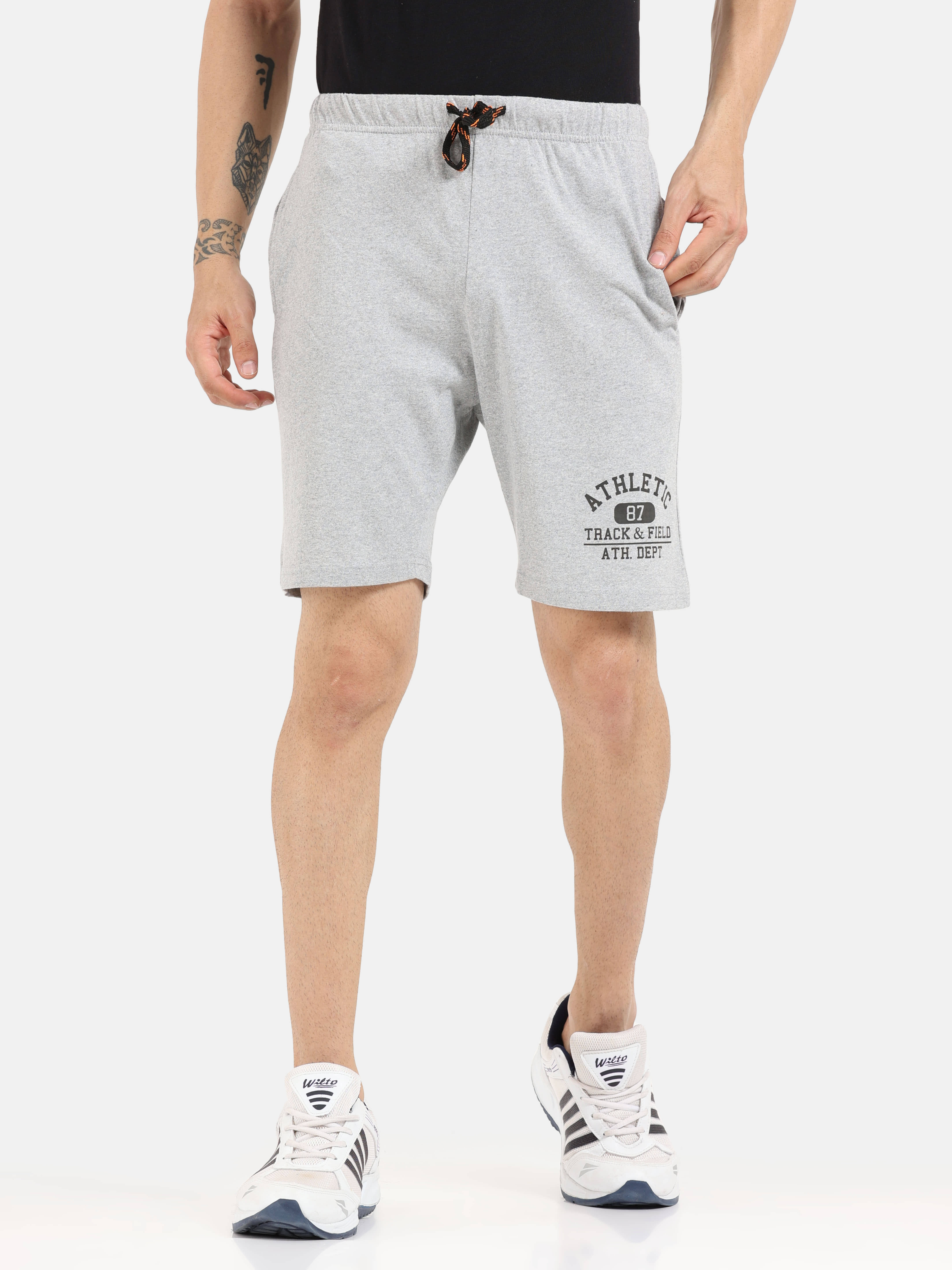 Ardeur - Grey Cotton Blend Men's Shorts ( Pack of 1 ) - Shorts | Buy online on ZillyBuy