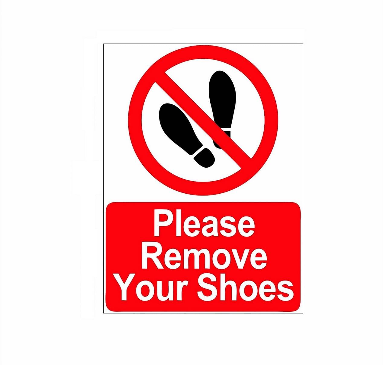 Asmi Collection Self Adhesive Wall Stickers Remove Your Shoes Sign Wall Sticker ( 27 x 20 cms ) Asmi Collection Self Adhesive Wall Stickers Remove Your Shoes Sign Wall Sticker ( 27 x 20 cms )