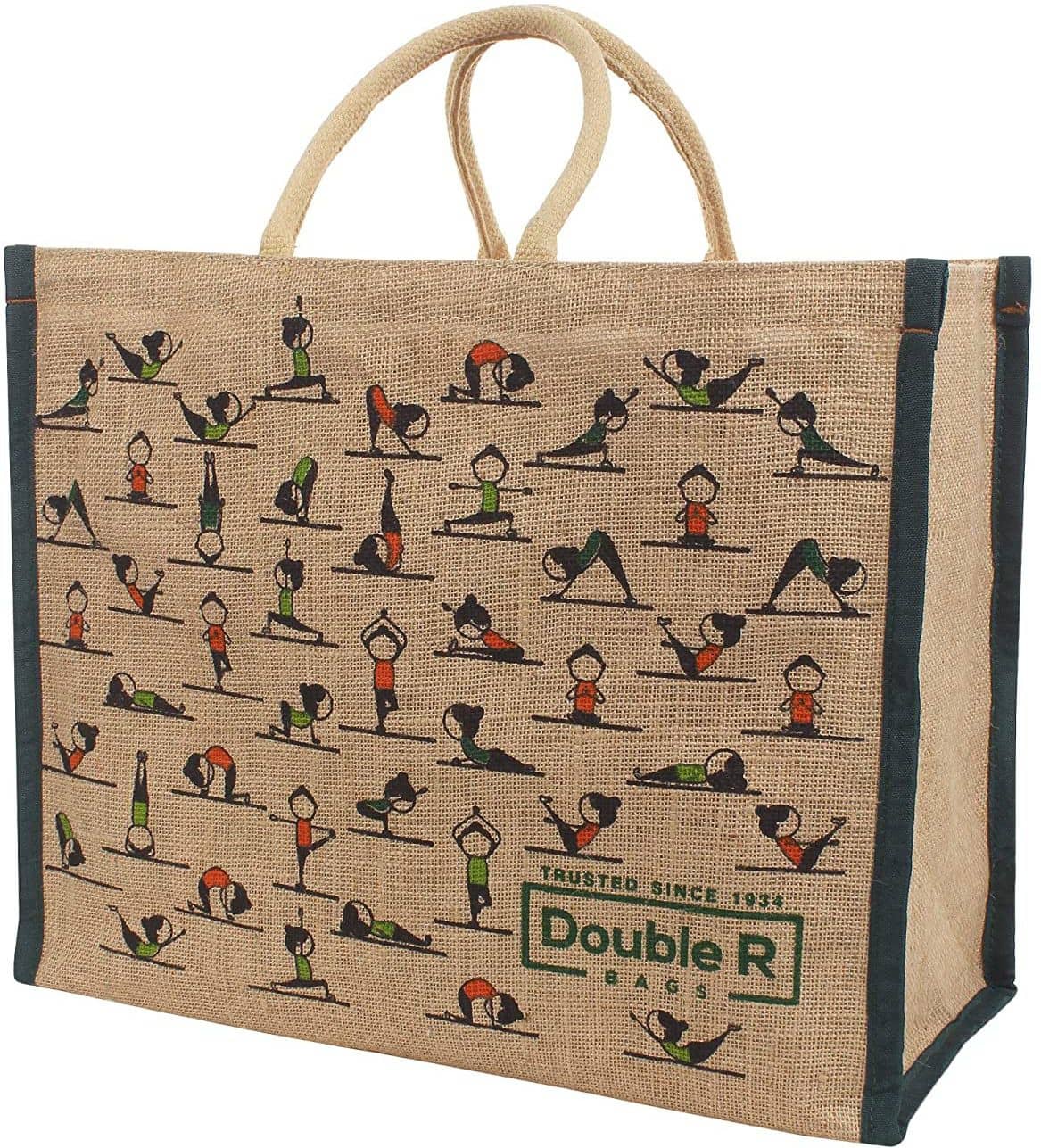 Double R Bags - Multi Color Jute Grocery Bag - Handbags | Buy online on ZillyBuy
