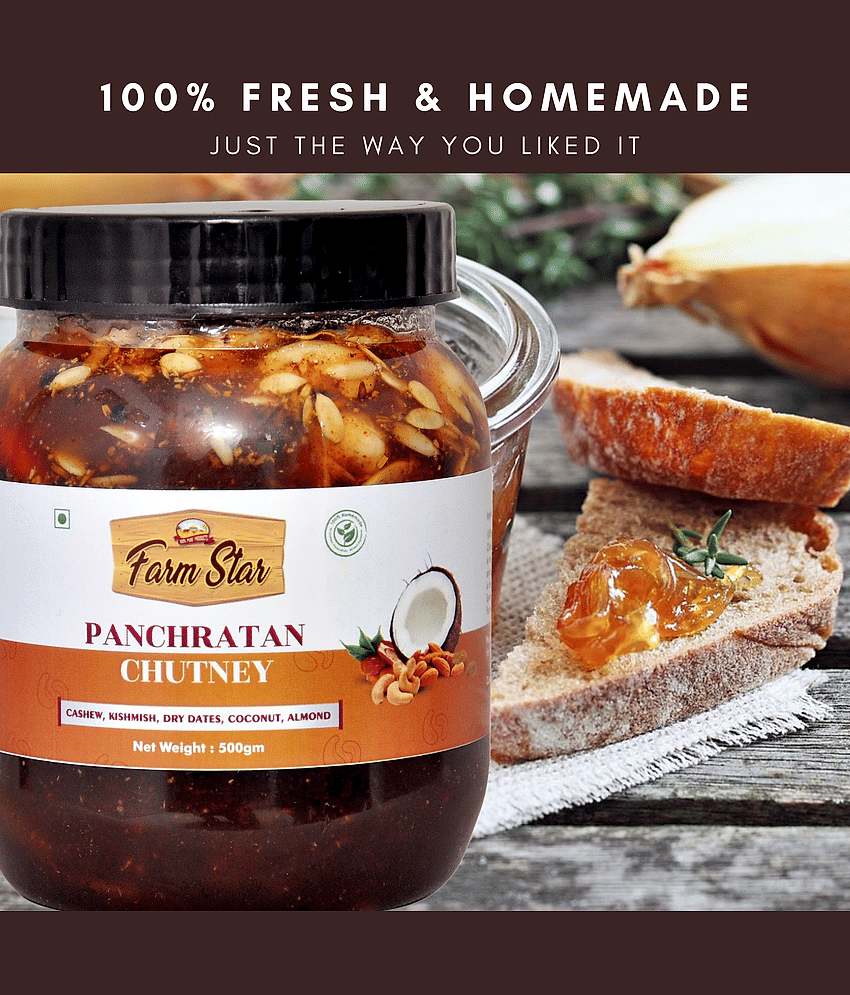 Farm Star Sour & Sweet ( Panchratan ) Chutney 500 g
