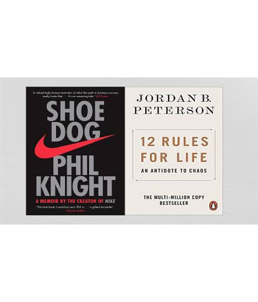 Shoe Dog AND 12Rules For Life - Stationery | Buy online on ZillyBuy